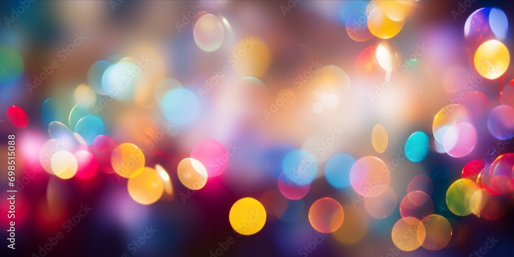 Abstract bokeh lights of various colors Abstract bokeh lights of various colors