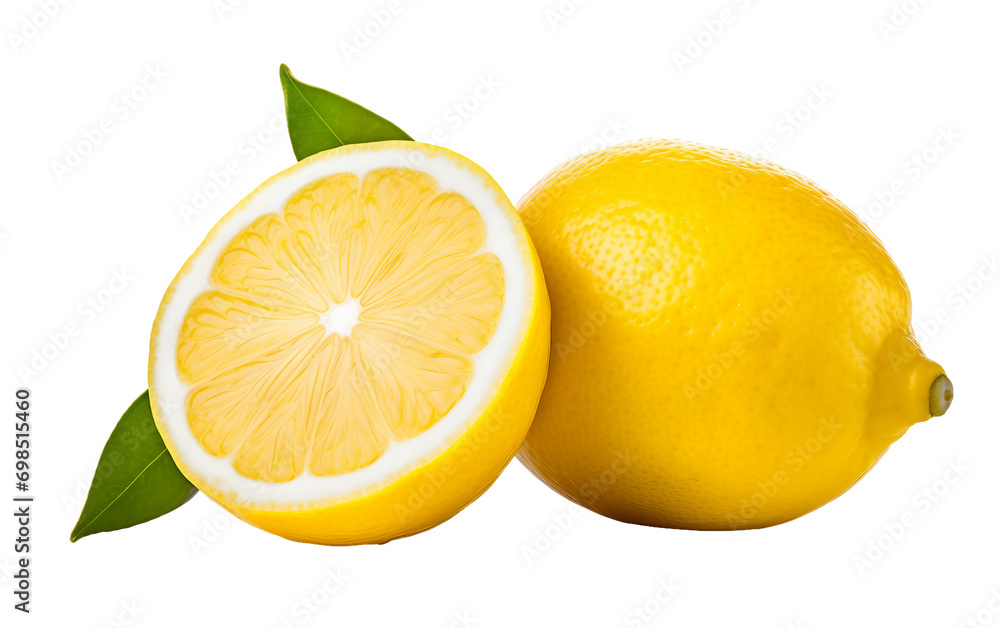 Lemon On Isolated Background
