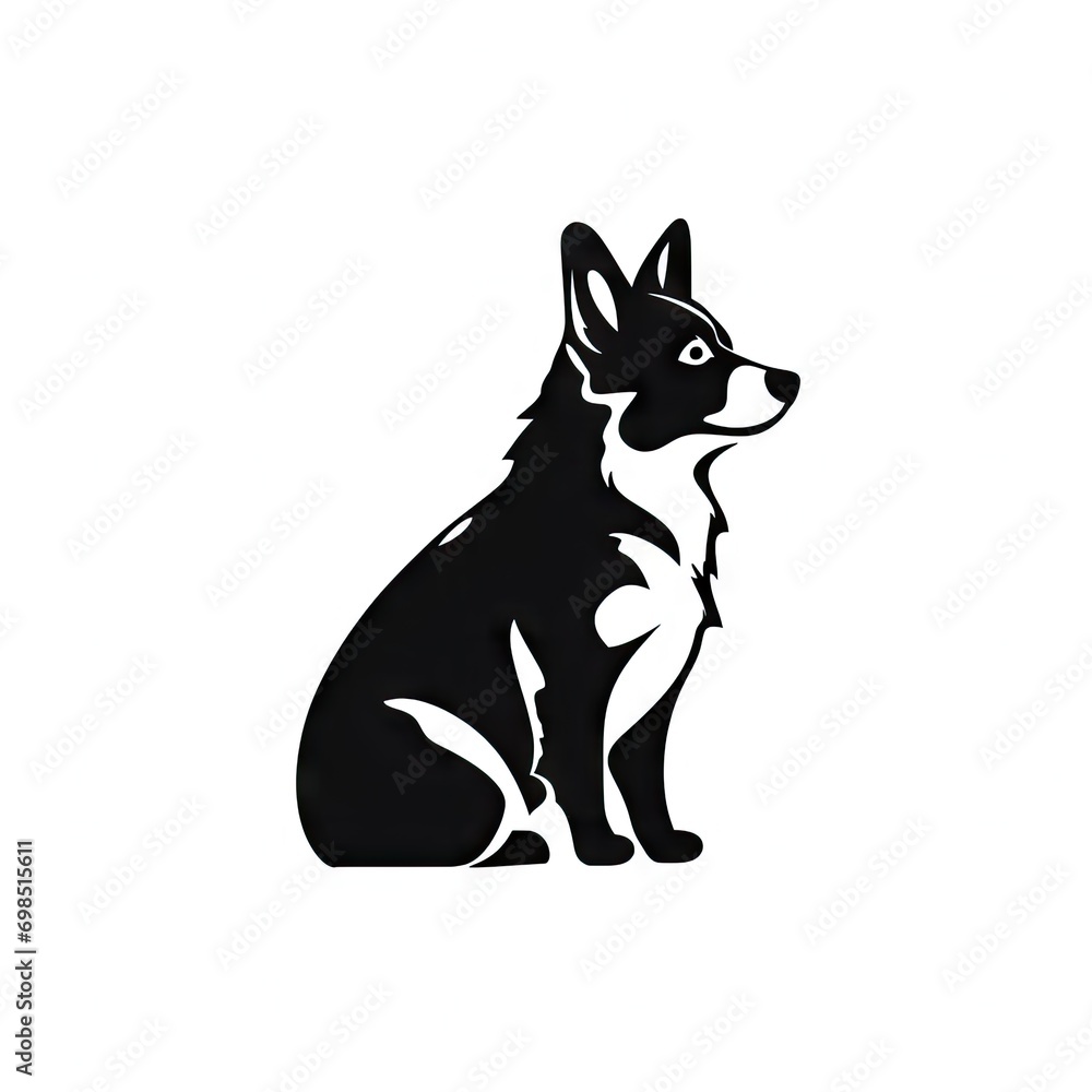 Welsh Corgi Pembroke Icon, Dog Black Silhouette, Puppy Pictogram, Pet Outline, Welsh Corgi Pembroke Welsh Corgi Pembroke Icon, Dog Black Silhouette, Puppy Pictogram, Pet Outline, Welsh Corgi Pembroke
