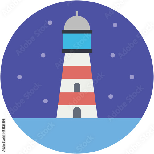 Lighthouse Vector Icon