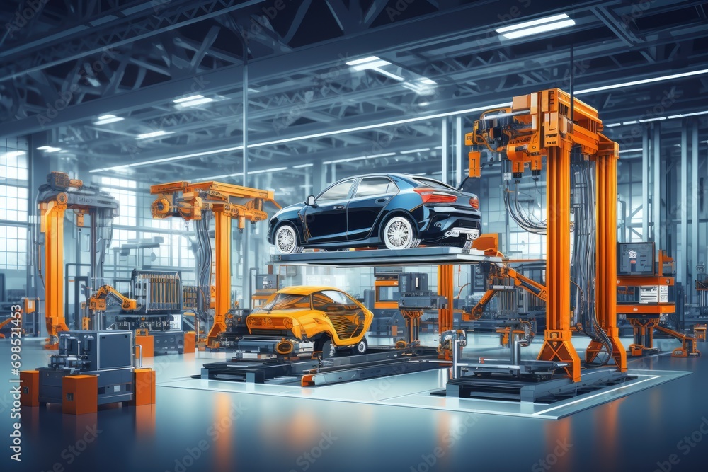 Car Factory Digitalization: High-Tech Green Vehicle Manufacturing generative ai