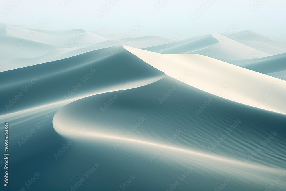 Vast Desert Landscape from Above