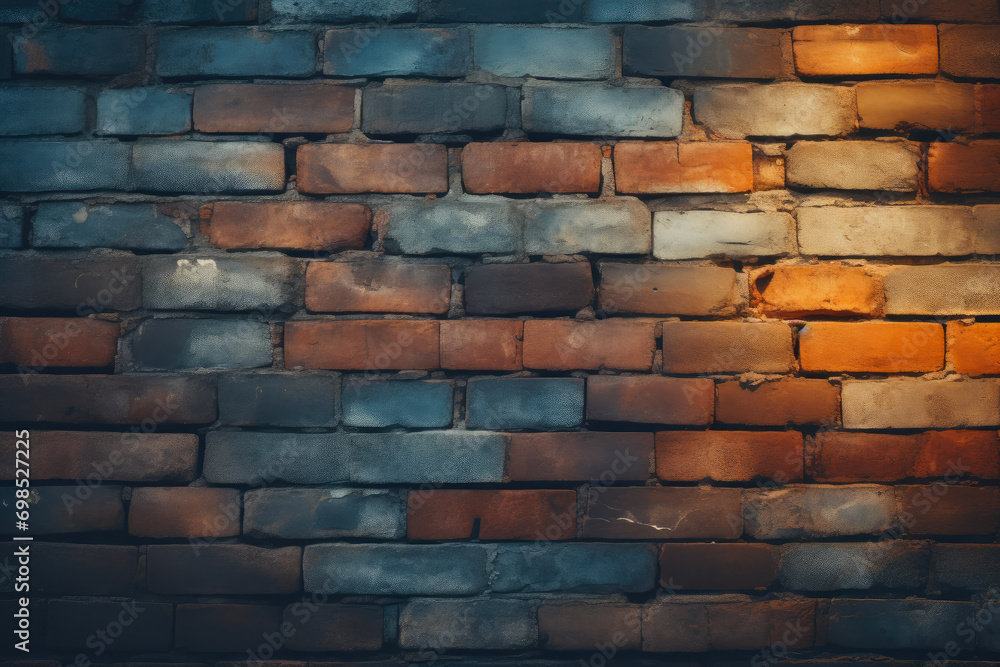 Obraz premium Faded Brick Wall Surface