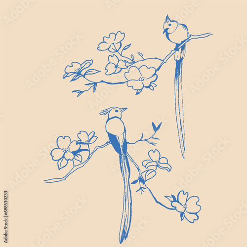 illustration of an exotic flower photo