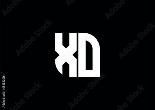 Monogram Letter XO Logo Design vector template