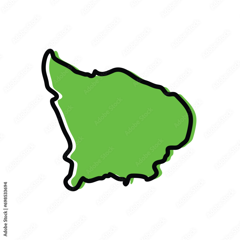 Apurimac region of Peru vector map illustration. Apurimac region of Peru vector map illustration.