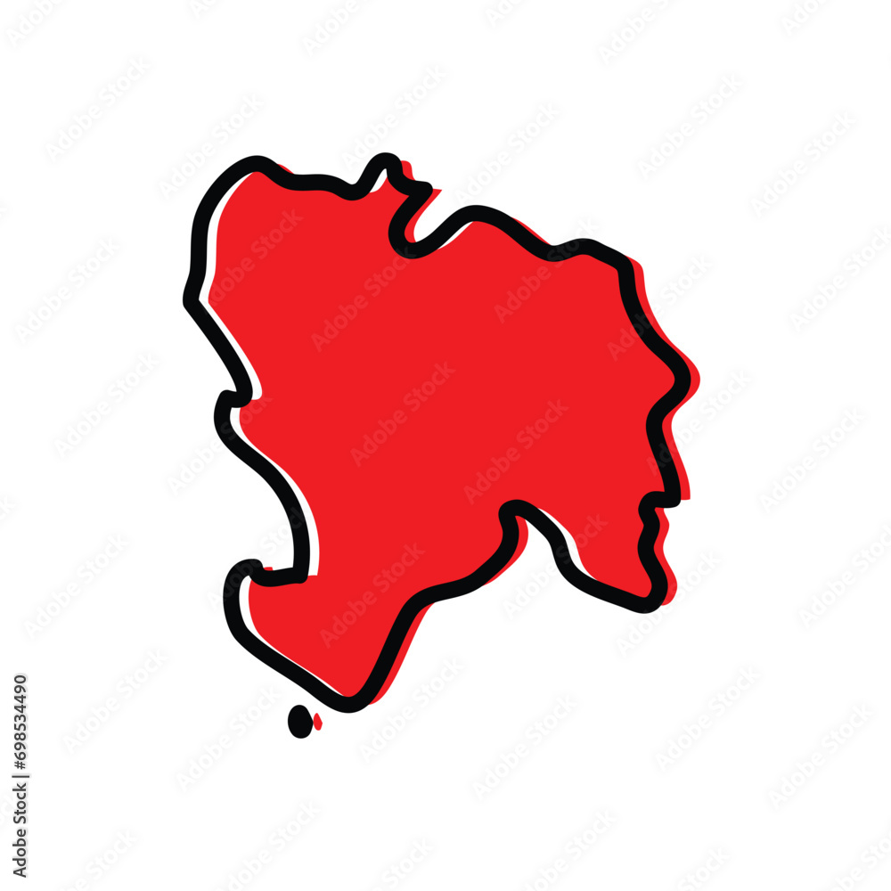 Piura region of Peru vector map illustration. Piura region of Peru vector map illustration.