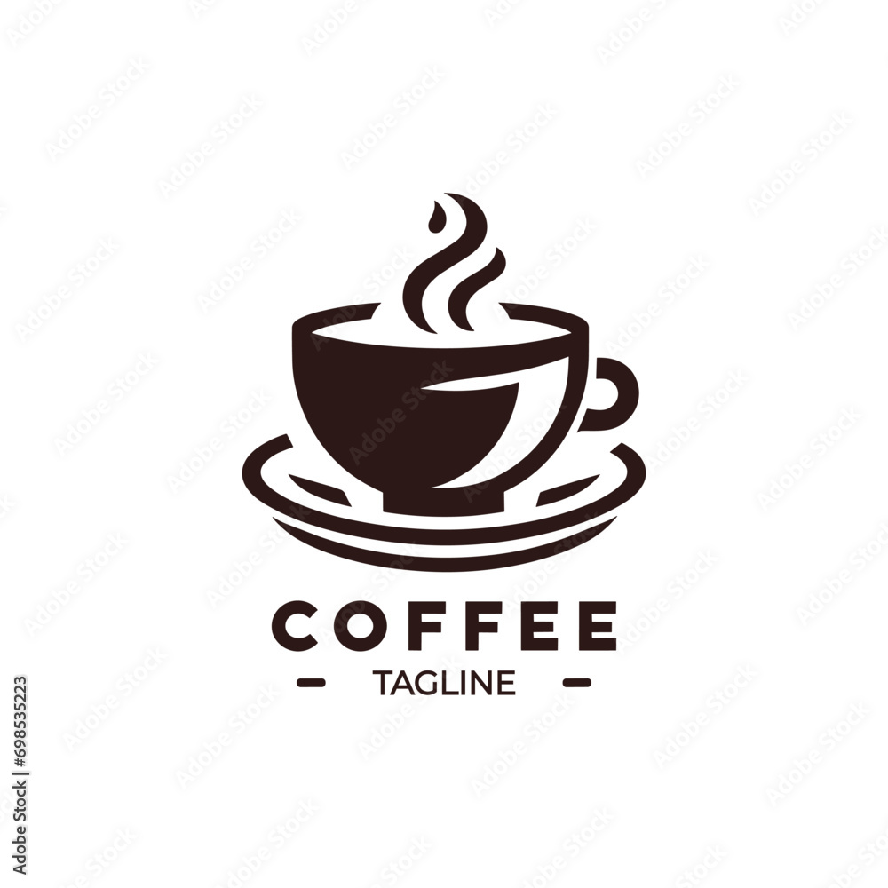 Expressing Coffee Shop Logo with Distinct Flair Expressing Coffee Shop Logo with Distinct Flair