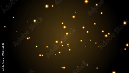 light particles glowing sealmess loop background footage for celebration videos