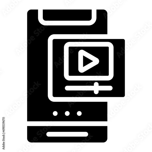 mobile video glyph
