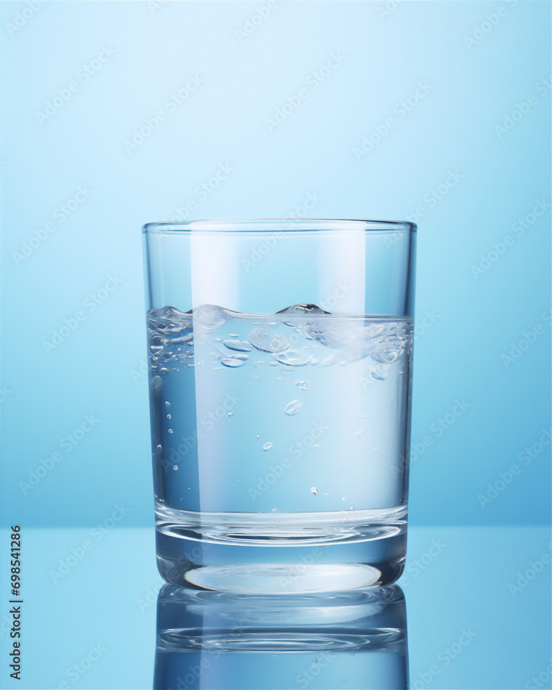 a glass of fresh water in close up a glass of fresh water in close up