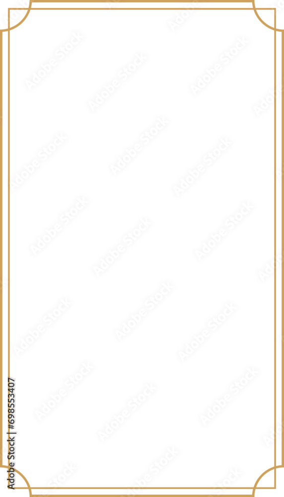 Decorative frame, vertical border template with 8: 14 aspect ratio for social story post, svg cutout isolated. Decorative frame, vertical border template with 8: 14 aspect ratio for social story post, svg cutout isolated.