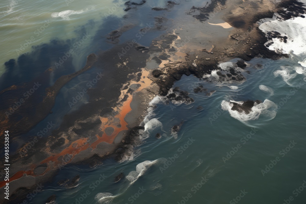 Witnessing The Devastating Impacts Of An Environmental Oil Spill Disaster From Above