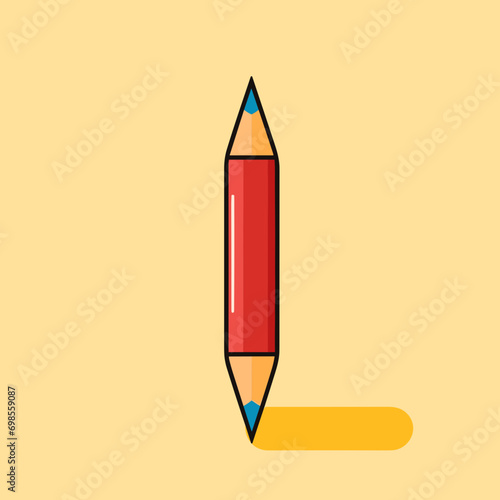 illustration of pencil