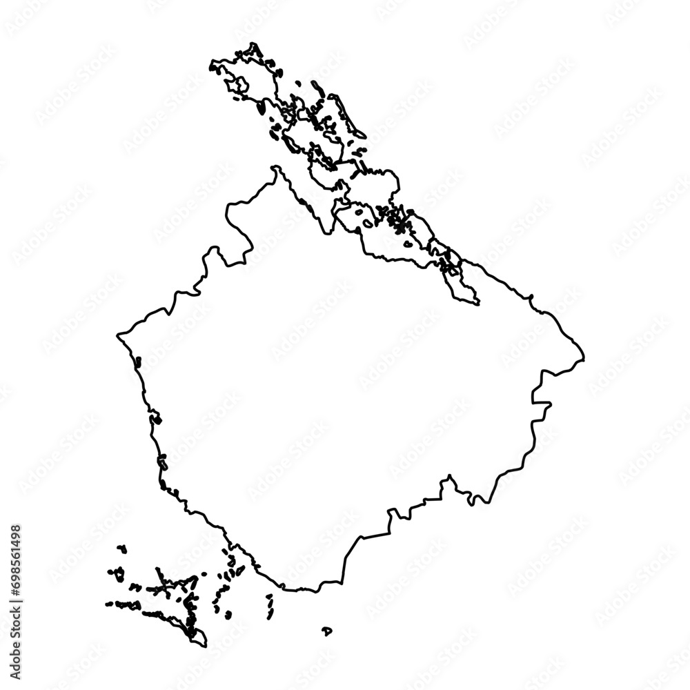 Camaguey province map, administrative division of Cuba. Vector illustration. Camaguey province map, administrative division of Cuba. Vector illustration.