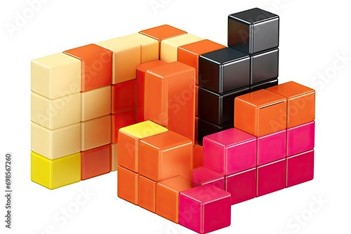 Tetris Game 3D Icon