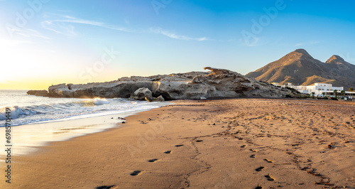 Los Escullos beach, Cabo de Gata, Spain