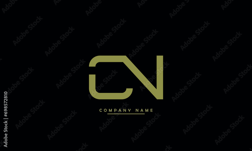 CN, NC, C, N Abstract Letters Logo Monogram CN, NC, C, N Abstract Letters Logo Monogram