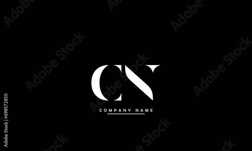 CN, NC, C, N Abstract Letters Logo Monogram