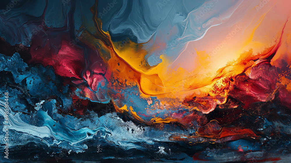 Abstract colorful Painting Abstract colorful Painting