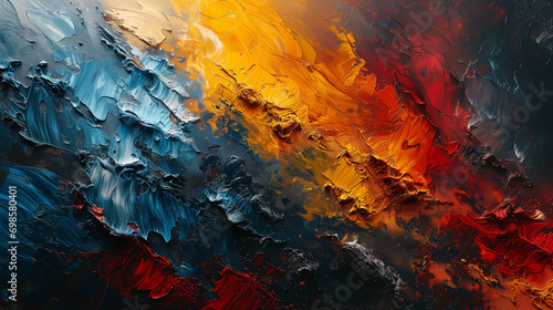 Abstract colorful Painting