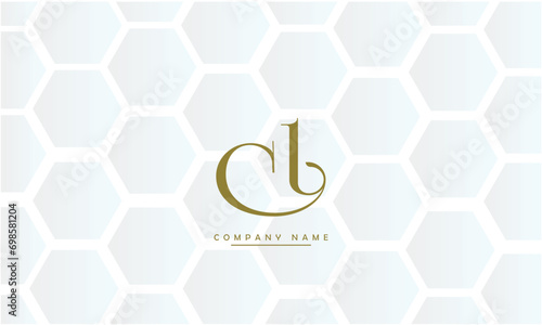 CL, LC, C, L Abstract Letters Logo Monogram
