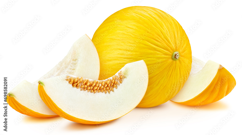Melon isolated on white background Melon isolated on white background