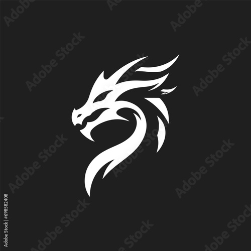 vector dragon logo Illustration