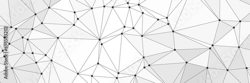
abstract geometric background and connecting dots and lines. Global network connection. Digital technology with plexus background.