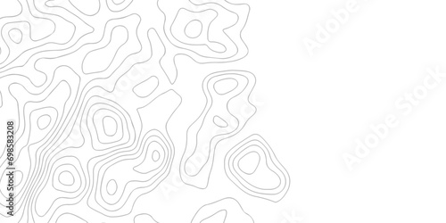 Abstract background with a wave grid map and topography map and seamless pattern with lines White wave paper curved reliefs abstract background, Abstract topographic contours map background.