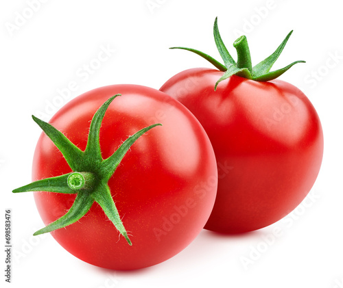 Isolated red  tomato on white background © Maks Narodenko