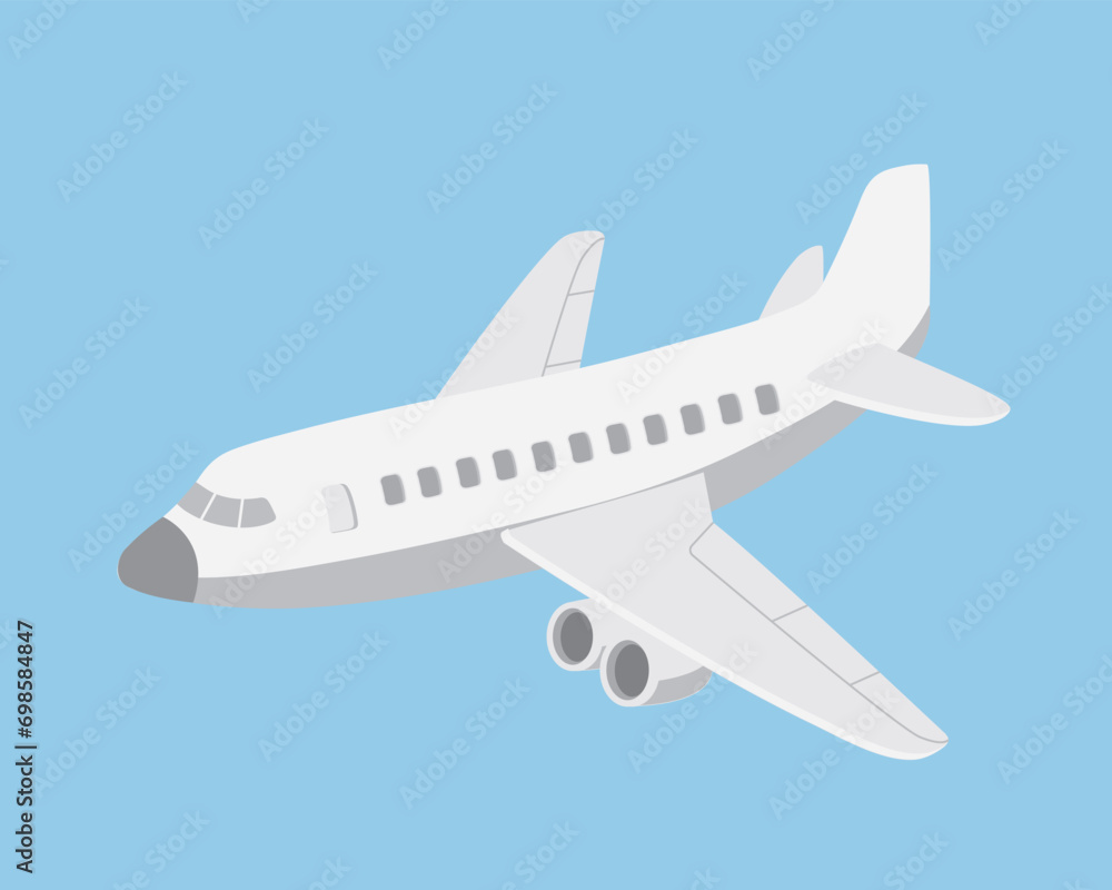 Vector illustration of an airplane