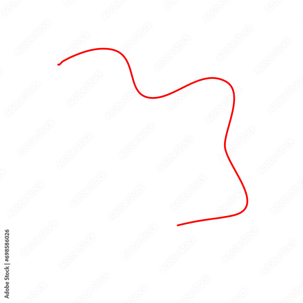 Thread Illustration. Red Thread Illustration Thread Illustration. Red Thread Illustration