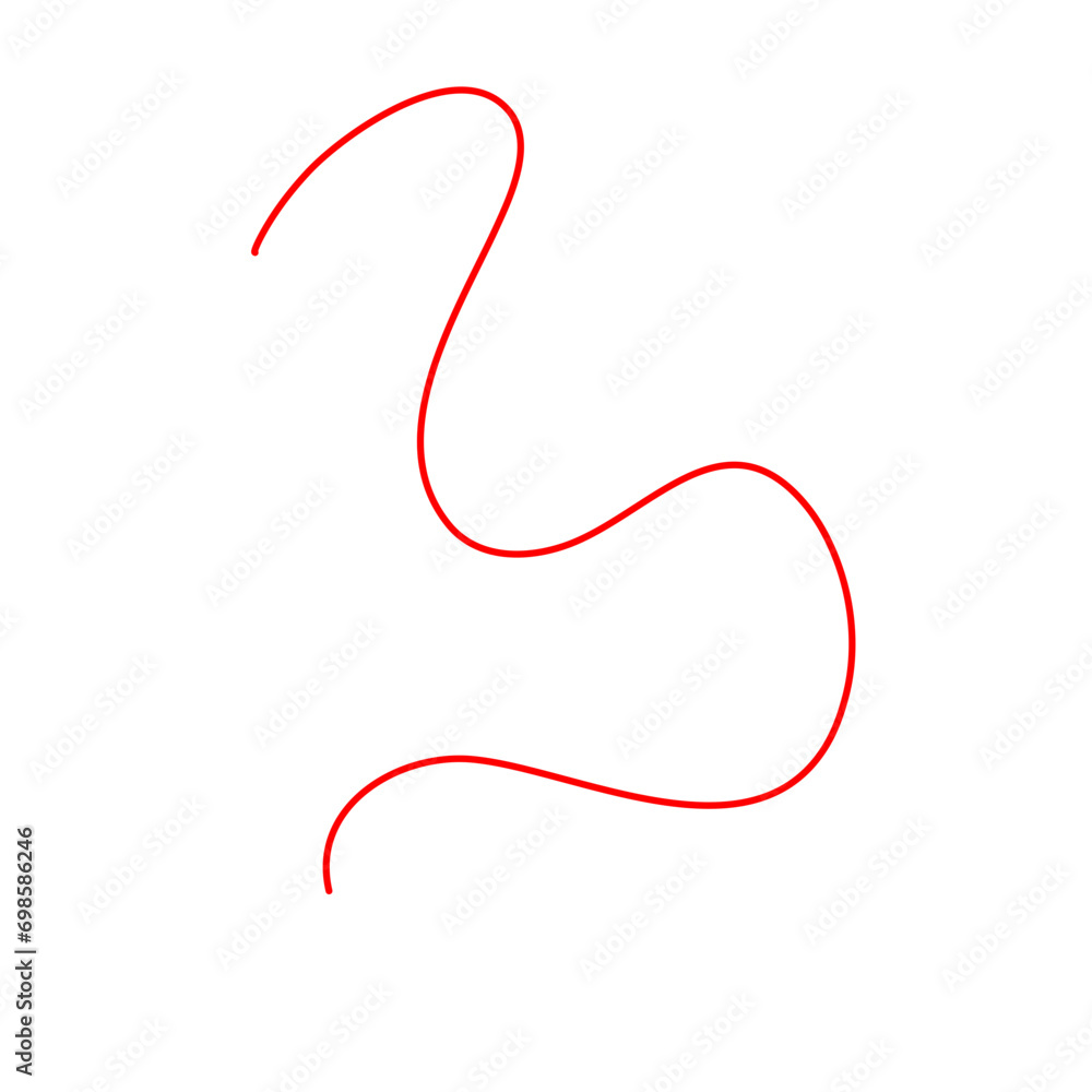 Thread Illustration. Red Thread Illustration Thread Illustration. Red Thread Illustration