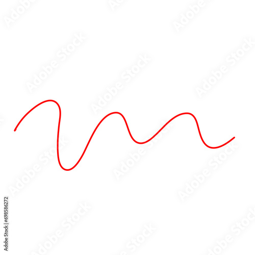 Thread Illustration. Red Thread Illustration 