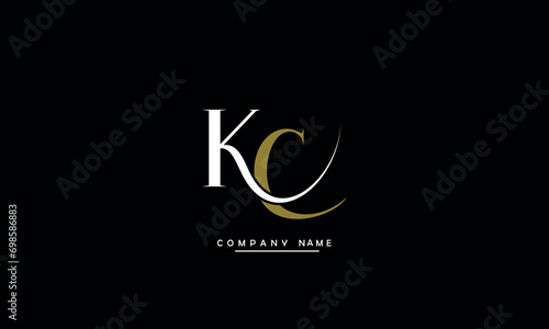 CK, KC, C, K Abstract Letters Logo Monogram photo