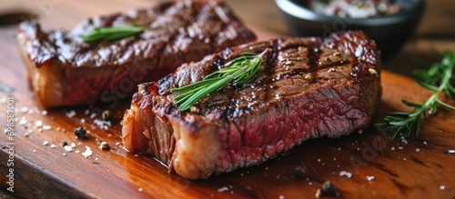 steak made from beef photo