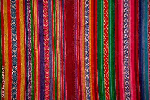 Pisac  is known for its high-quality weaving and colorful textiles, often made using traditional Inca techniques. photo