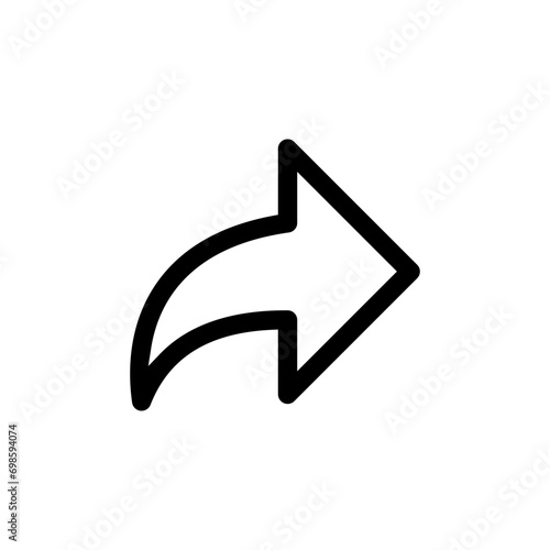 share arrow icon reply send forward icons button . web vector icon