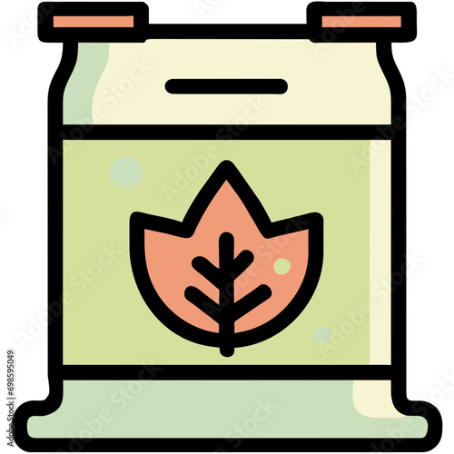 Biomass fuel pellet vektor icon illustation