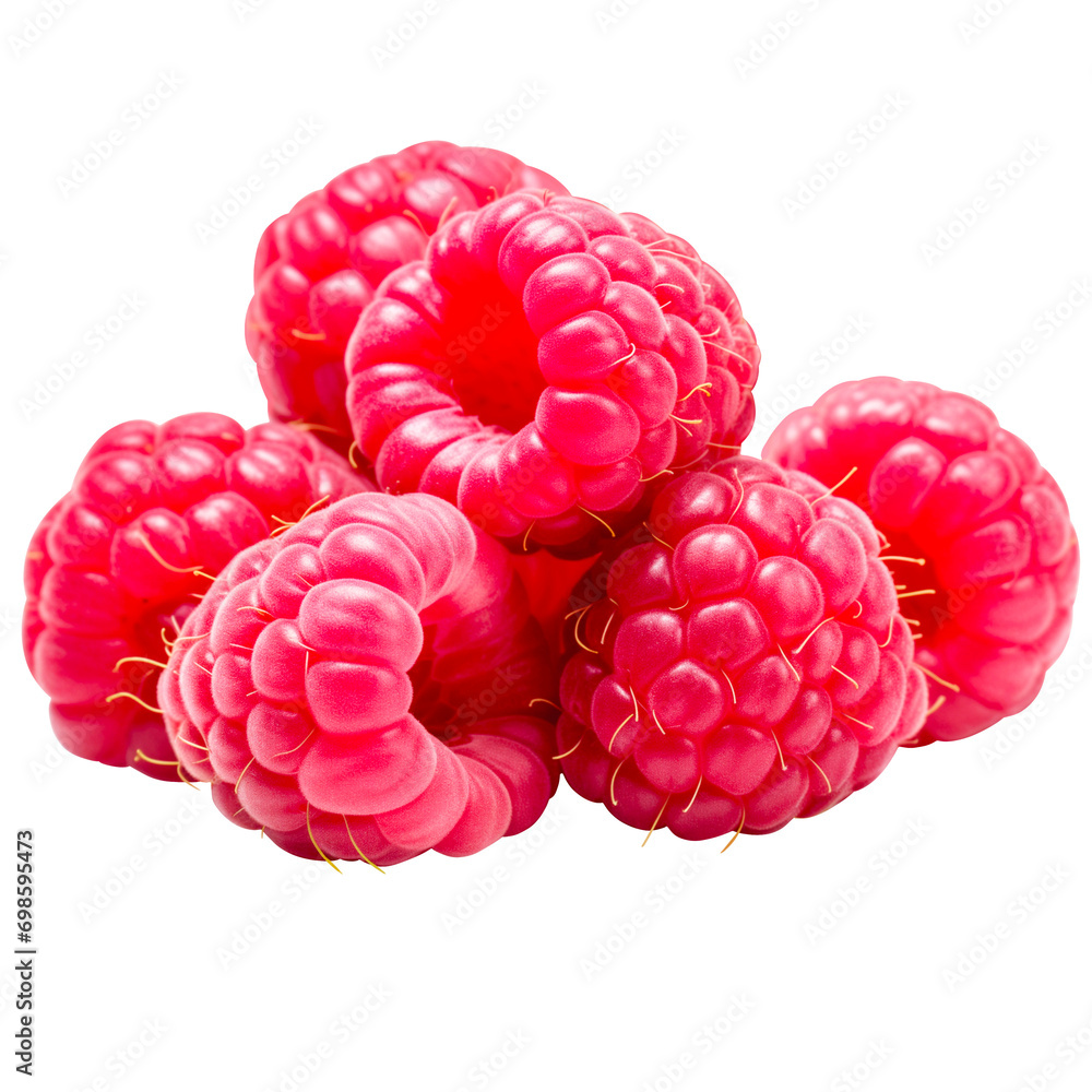 raspberries on a transparent background raspberries on a transparent background