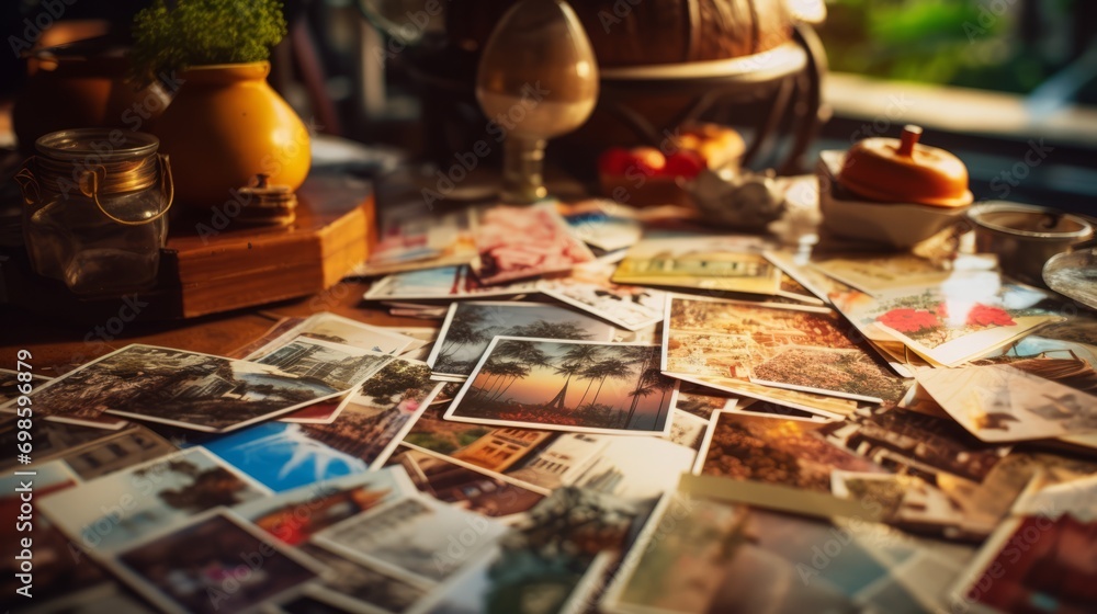 scattered postcards A journey through memories and places through photo