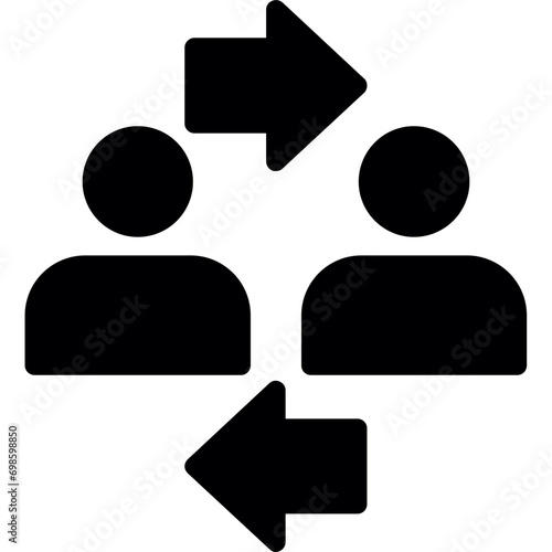 Coworker interaction Icon