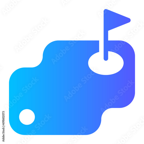 birdie gradient icon