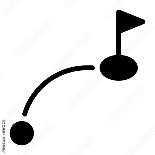 distance glyph icon