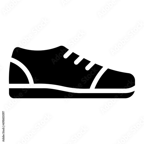 shoe glyph icon