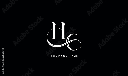 CH, HC, C, H Abstract Letters Logo Monogram
