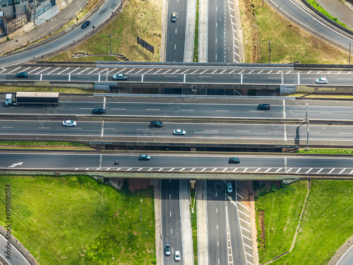 Fotografie Viaduto na região da John Boyd Dunlop em Campinas, São Paulo.