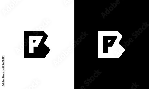 Canvastavla initials bp monogram logo design vector