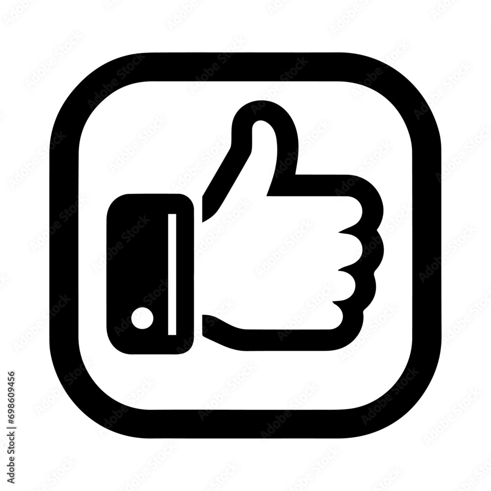 Like Icon vector illustration, Like hand vector illustration Like Icon vector illustration, Like hand vector illustration